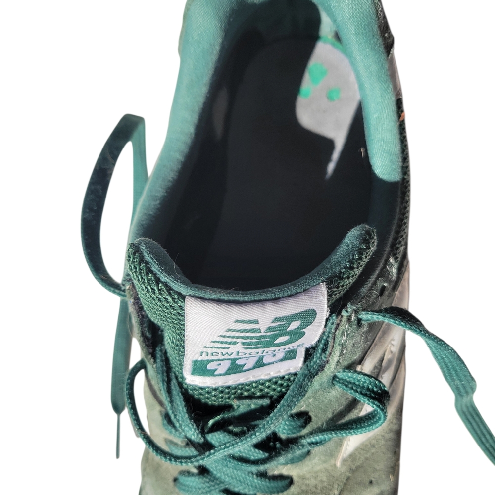New Balance Green Suede & Mesh Sneakers - Picture 5 of 6